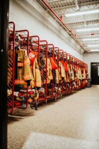 Firefighter gear in Cleveland, North Carolina
