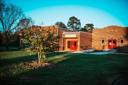 Exterior of Rowan Public Library West Branch in Cleveland, North Carolina